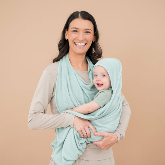 Kyte Baby Terry Apron Towel in Sage