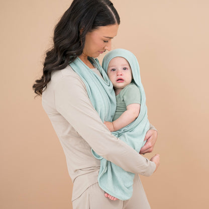 Kyte Baby Terry Apron Towel in Sage