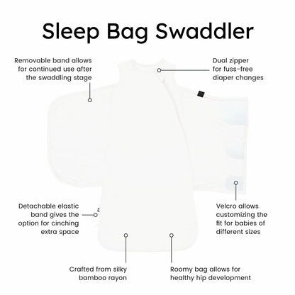Kyte Baby Sleep Bag Swaddler in Cloud