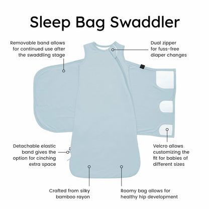 Kyte Baby Sleep Bag Swaddler in Fog