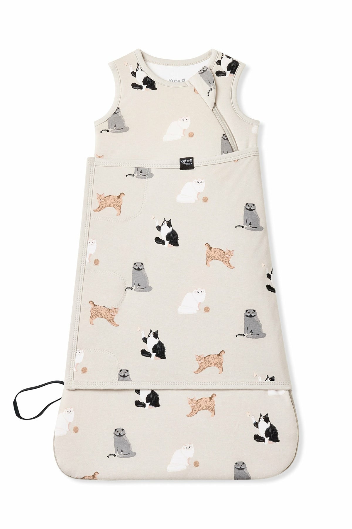 Kyte Baby Sleep Bag Swaddler in Fluffy Cat 1.0