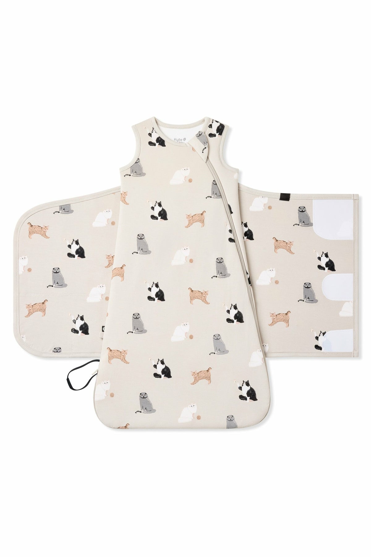 Kyte Baby Sleep Bag Swaddler in Fluffy Cat 1.0