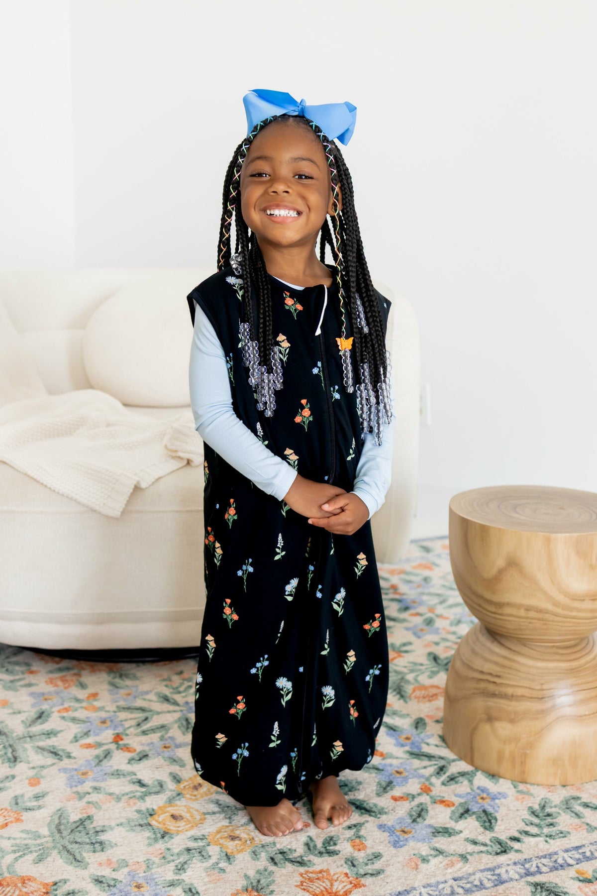 Kyte Baby Sleep Bag Walker in Midnight Wildflower 1.0