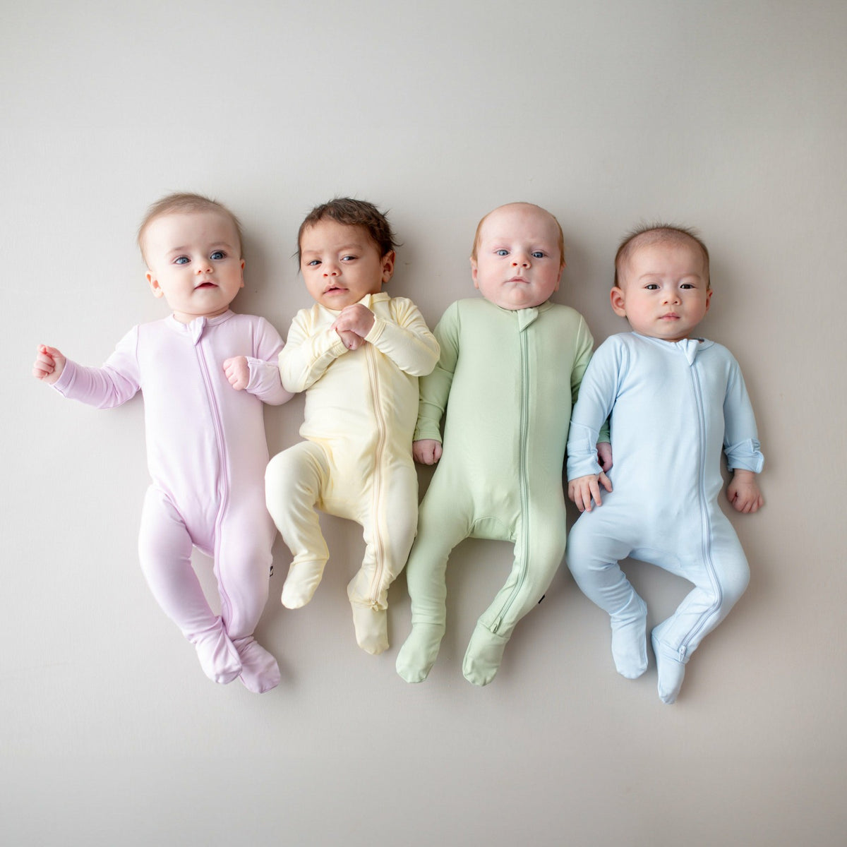 Kyte Baby Zippered Footie in Thistle