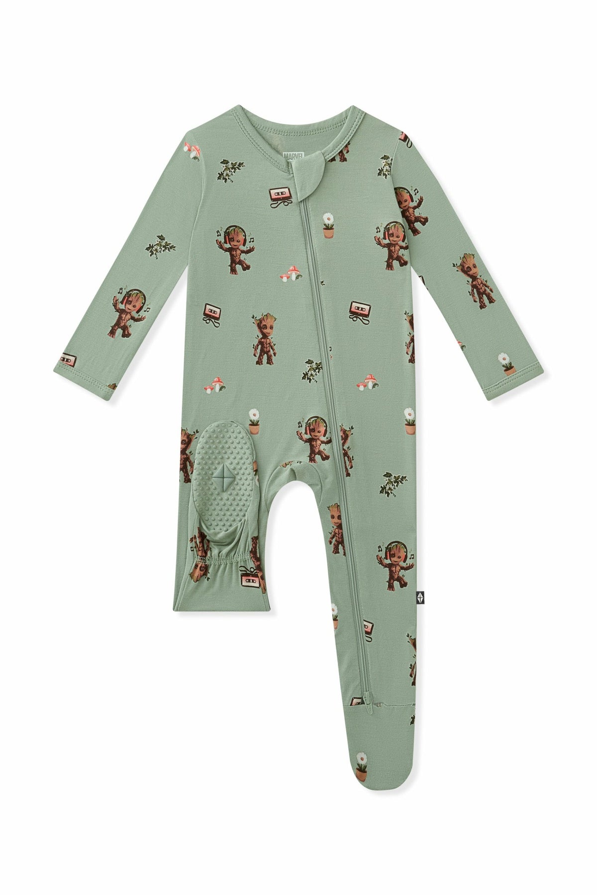 Kyte Baby Zippered Footie in Groot