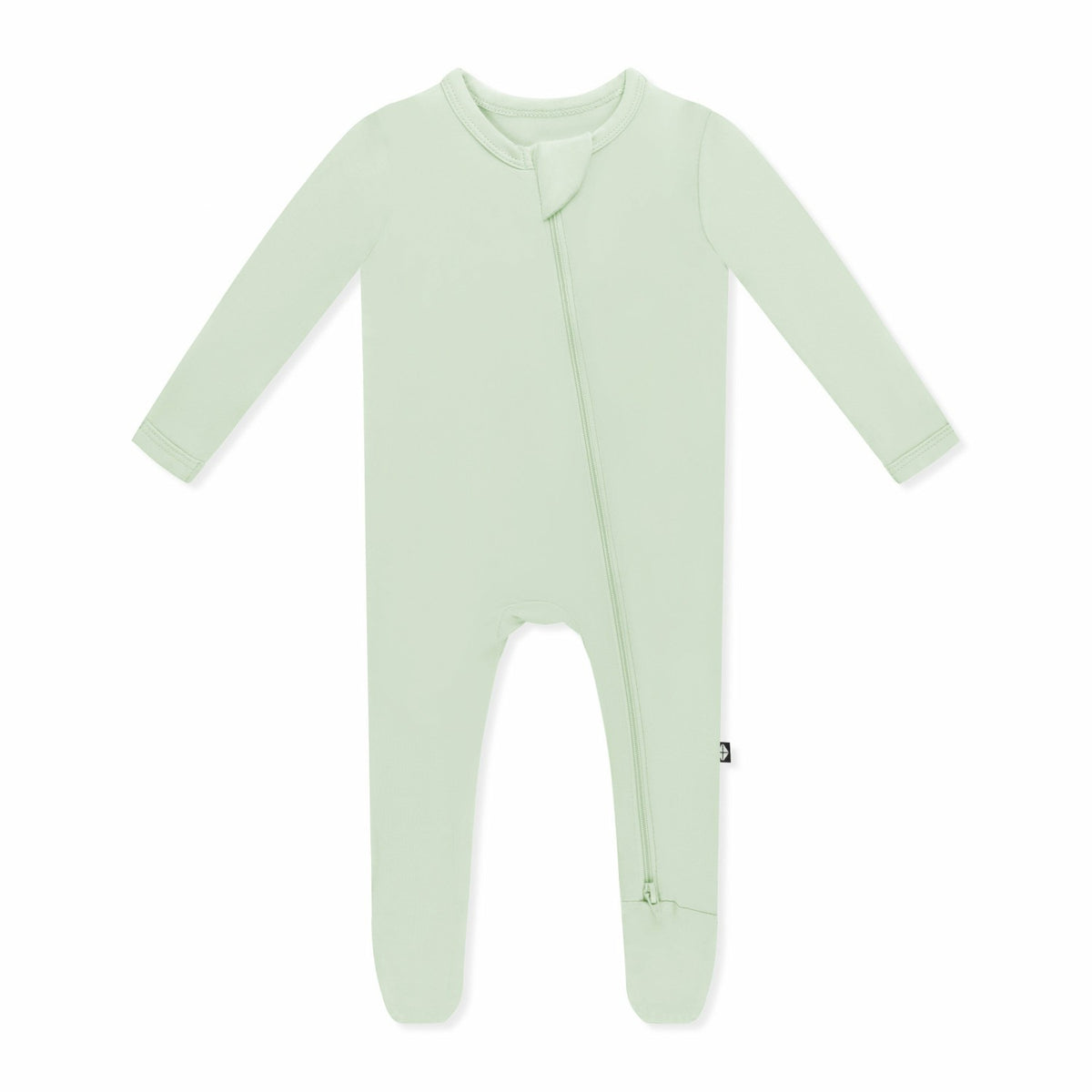 Kyte Baby Zippered Footie in Basil
