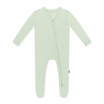Kyte Baby Zippered Footie in Basil