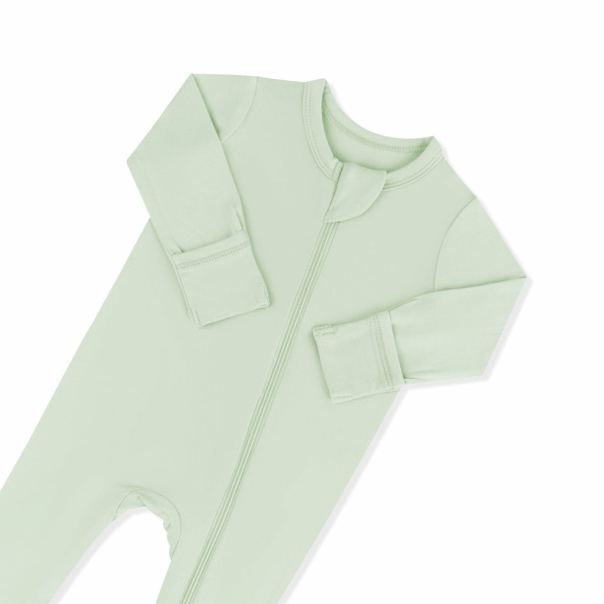 Kyte Baby Zippered Footie in Basil