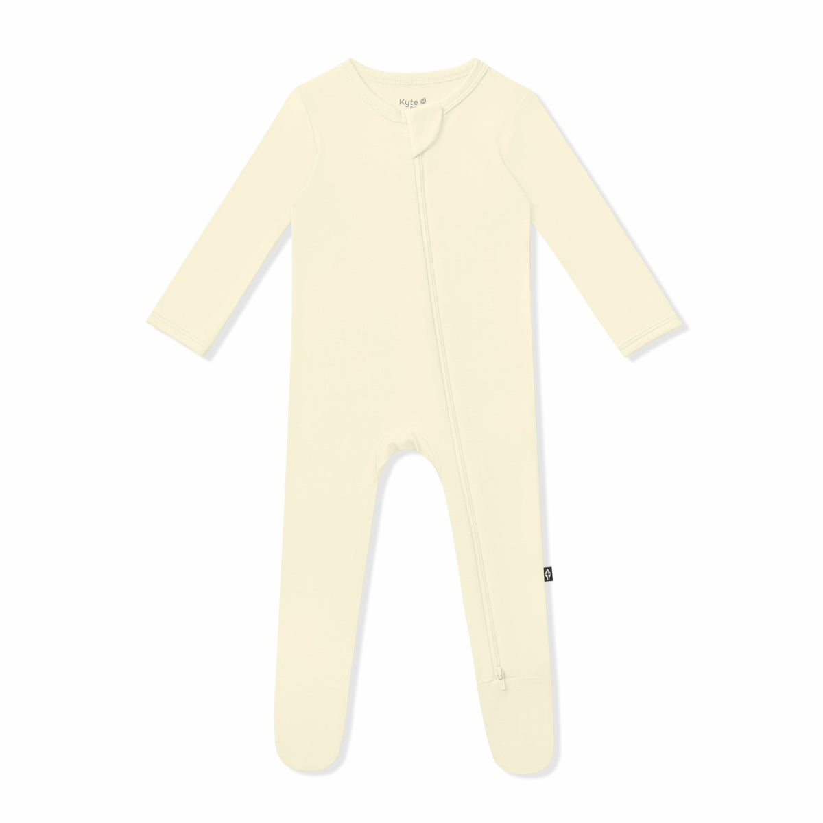 Kyte Baby Zippered Footie in Chamomile