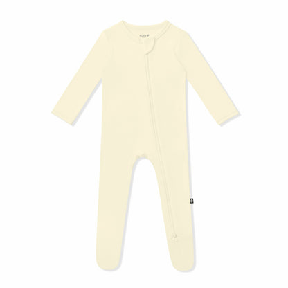 Kyte Baby Zippered Footie in Chamomile