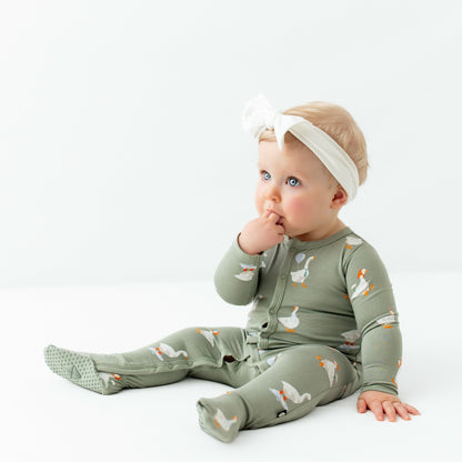 Kyte Baby Footie in Silly Goose
