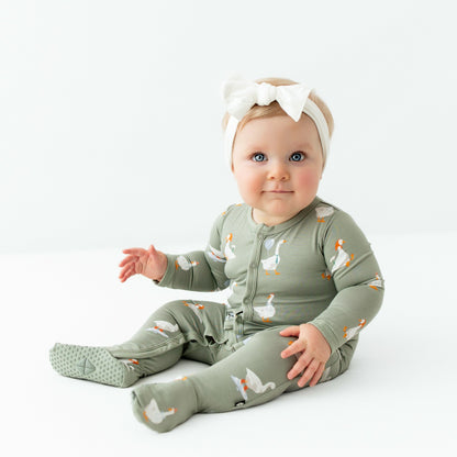 Kyte Baby Footie in Silly Goose