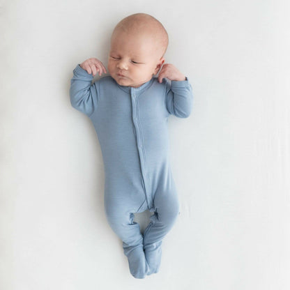 Kyte Baby Footie Pajamas in Slate