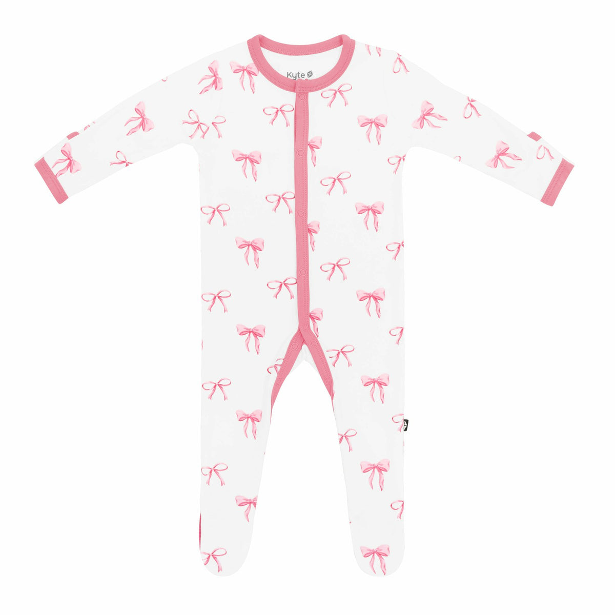 Kyte Baby Bamboo Footie in Bow