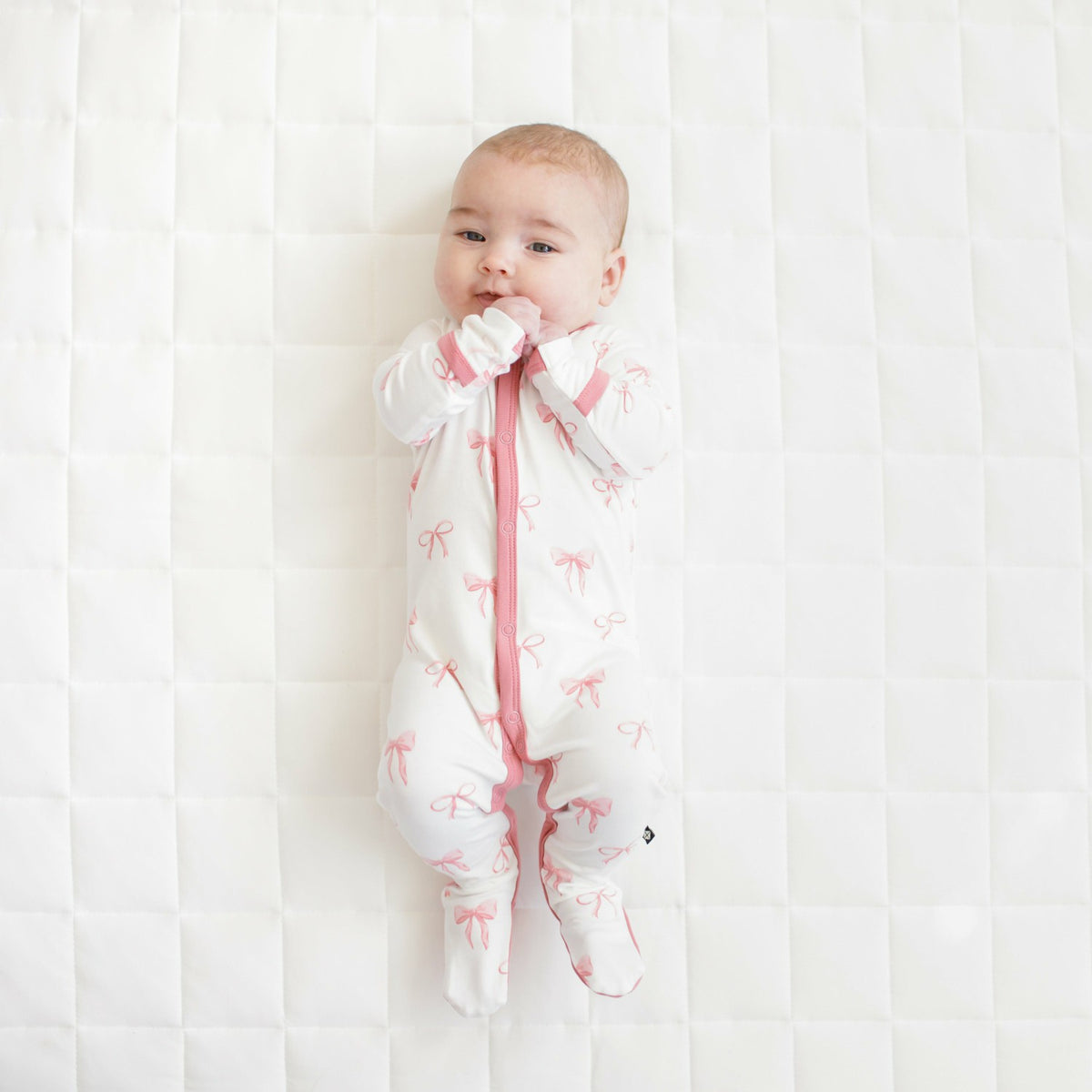 Kyte Baby Bamboo Footie in Bow