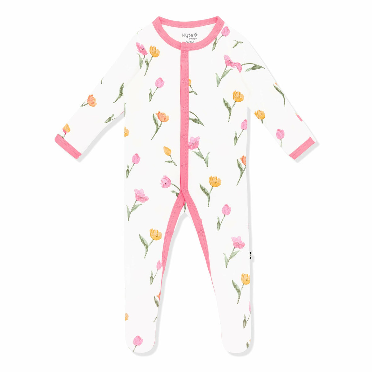 Kyte Baby Footie in Tulip