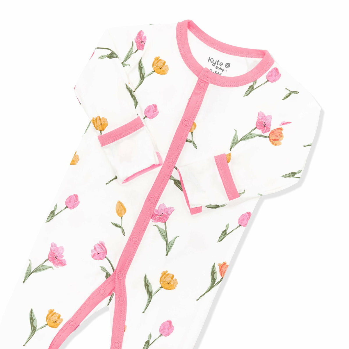Kyte Baby Footie in Tulip