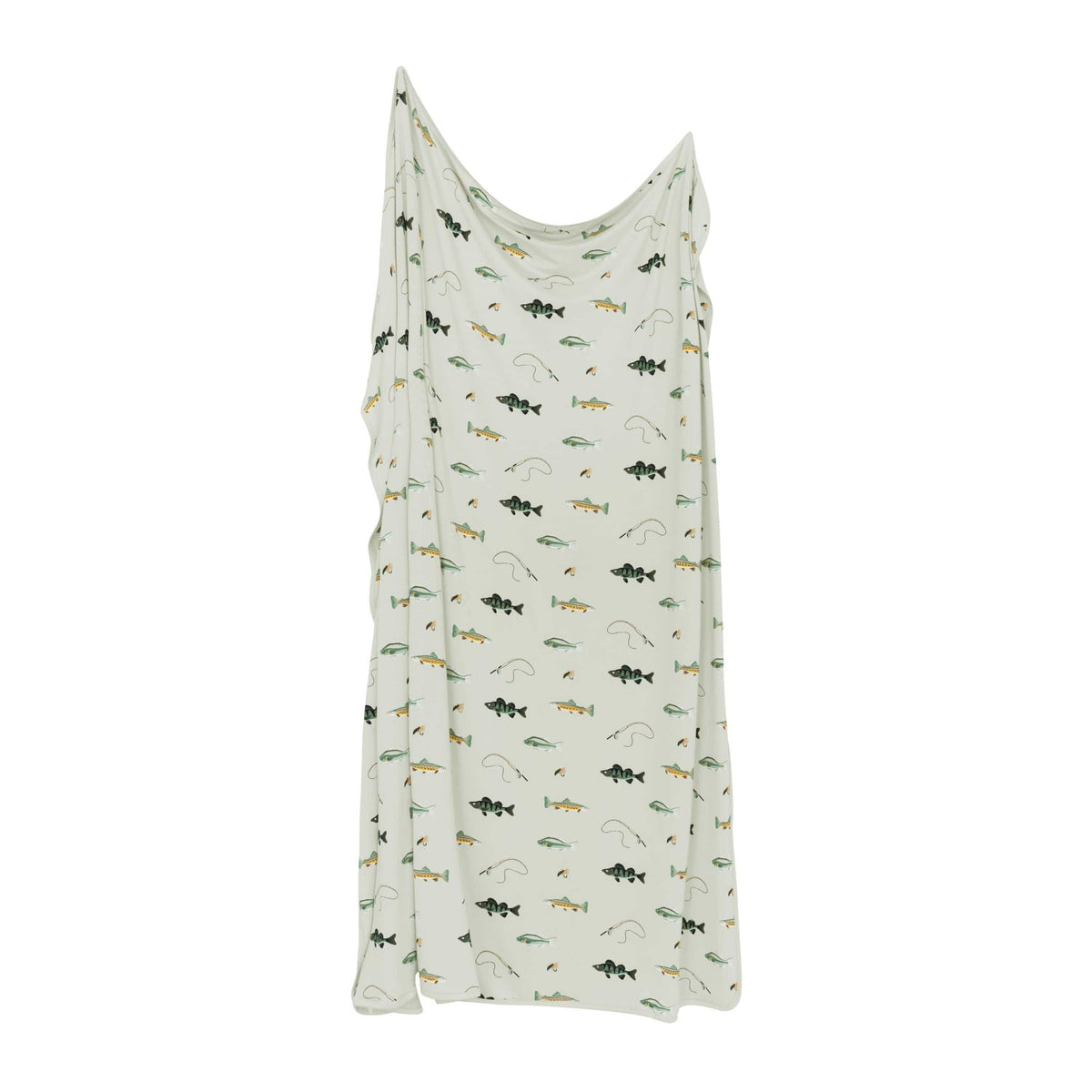 Kyte Baby Swaddle Blanket in Fishing