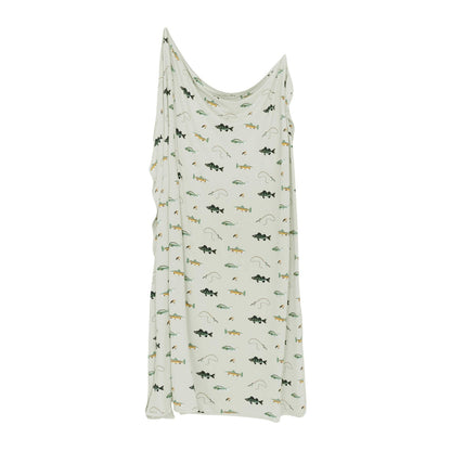 Kyte Baby Swaddle Blanket in Fishing