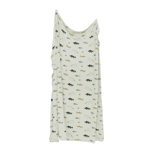 Kyte Baby Swaddle Blanket in Fishing