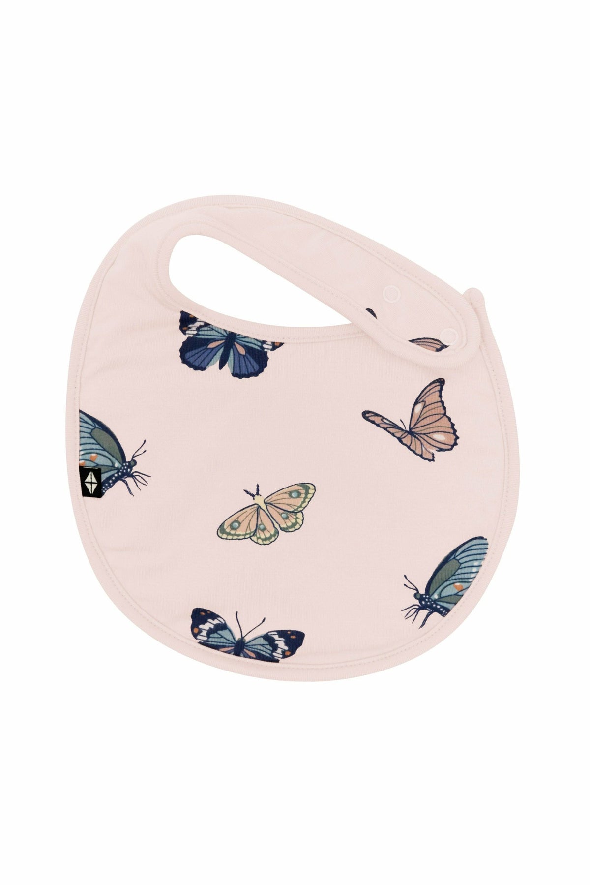 Kyte Baby Cushy Bib in Blush Butterfly