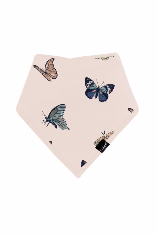Kyte Baby Bib in Blush Butterfly
