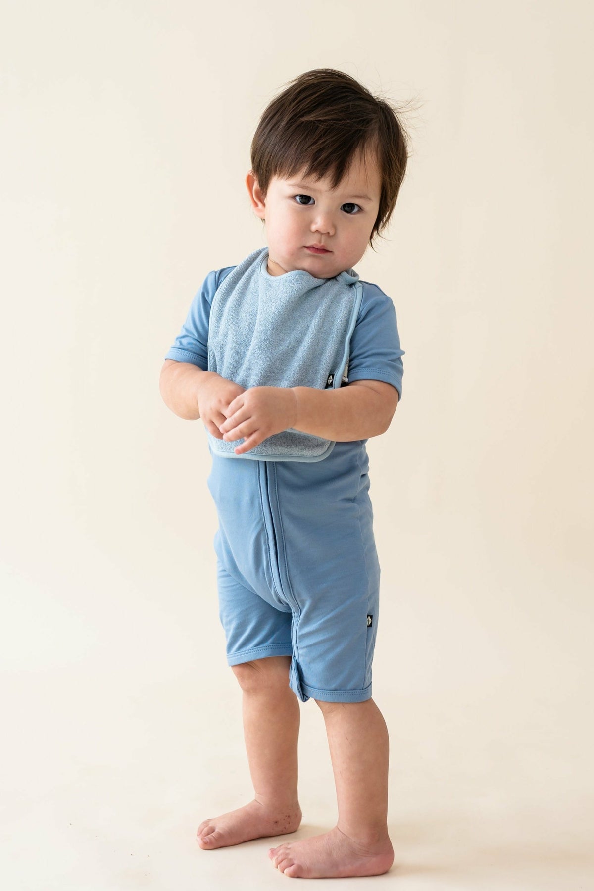 Kyte Baby Terry Pocket Bib in Fog