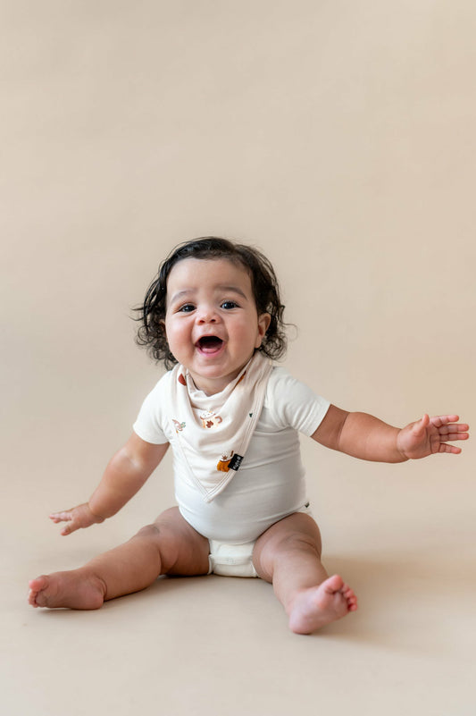 Kyte Baby Bib in Pumpkin Spice Latte