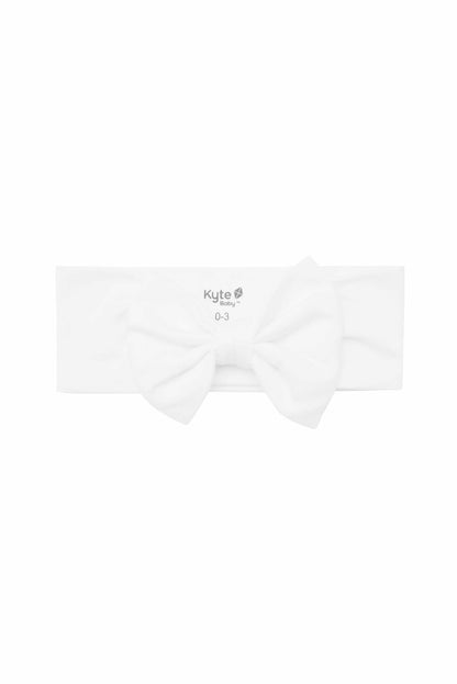 Kyte Baby Bow Headband in Cloud
