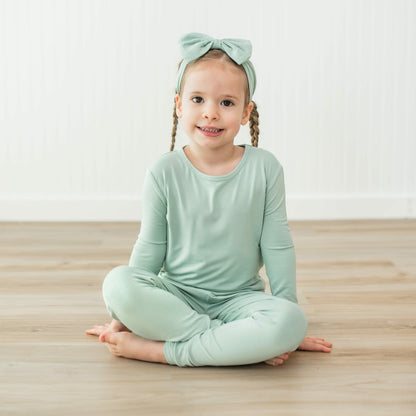 Kyte Baby Bow Headband in Sage