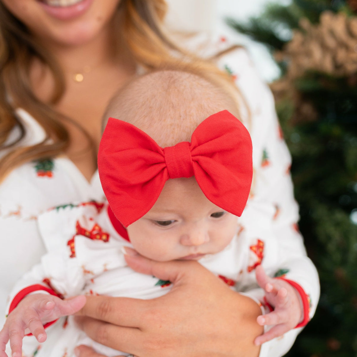 Kyte Baby Bow Headband in Cardinal