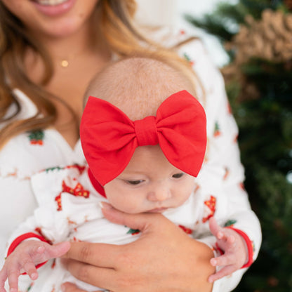 Kyte Baby Bow Headband in Cardinal