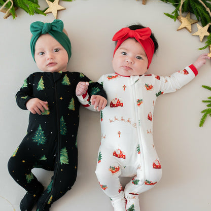 Kyte Baby Bow Headband in Cardinal