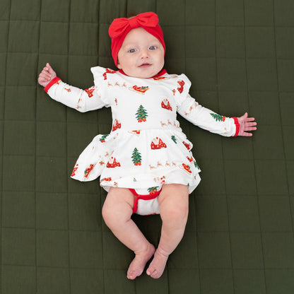 Kyte Baby Bow Headband in Cardinal