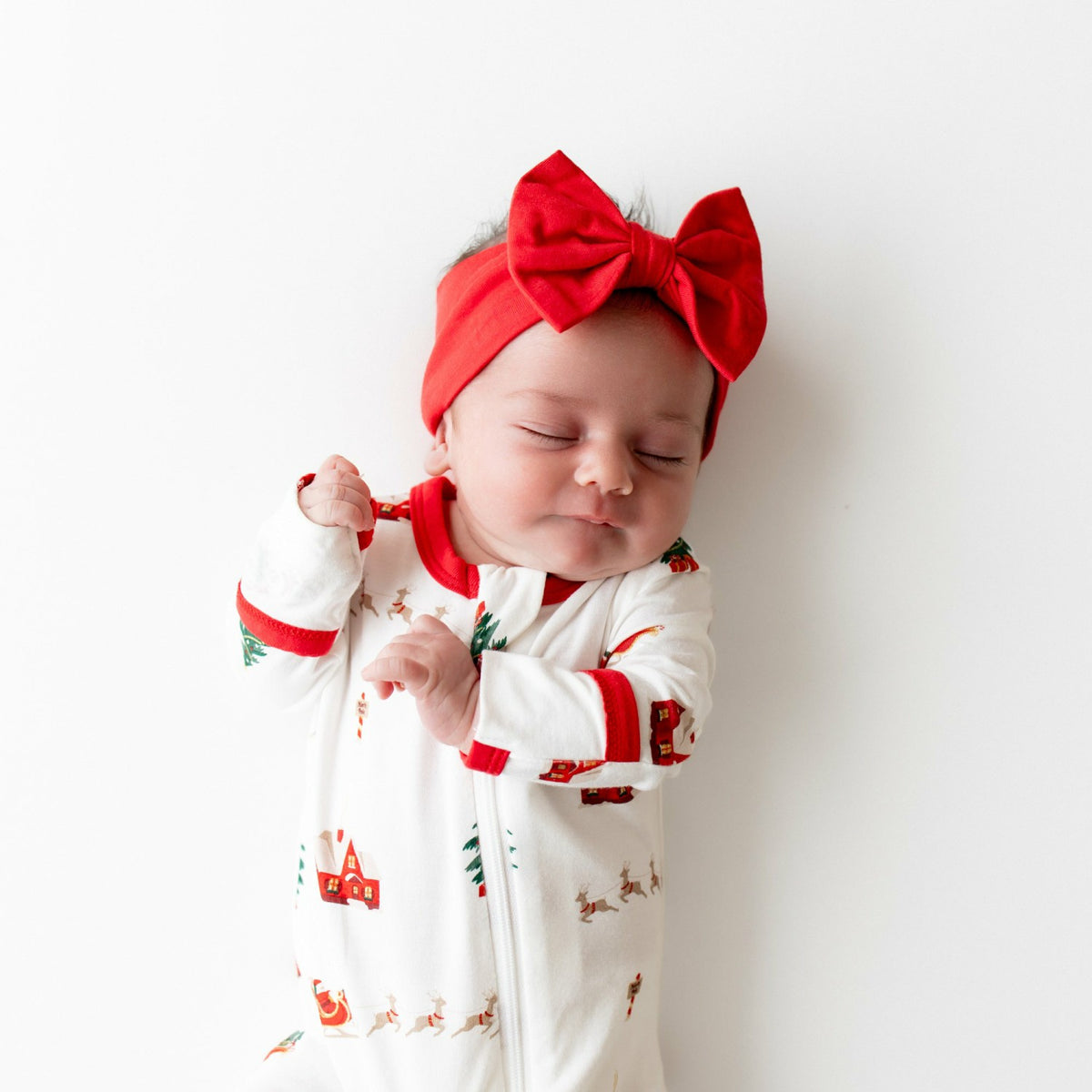 Kyte Baby Bow Headband in Cardinal
