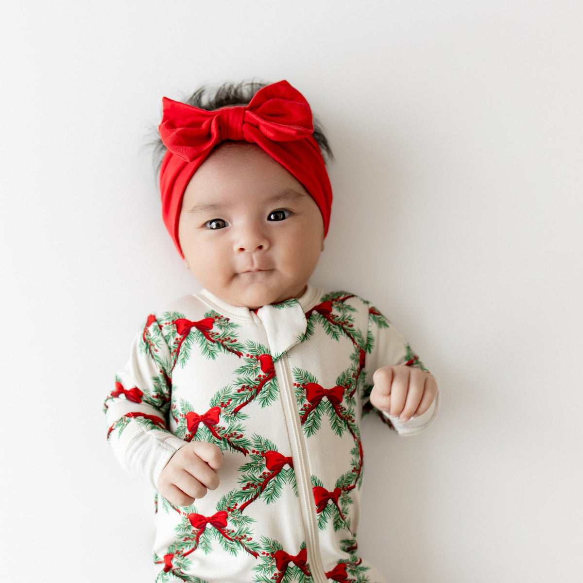 Kyte Baby Bow Headband in Cardinal