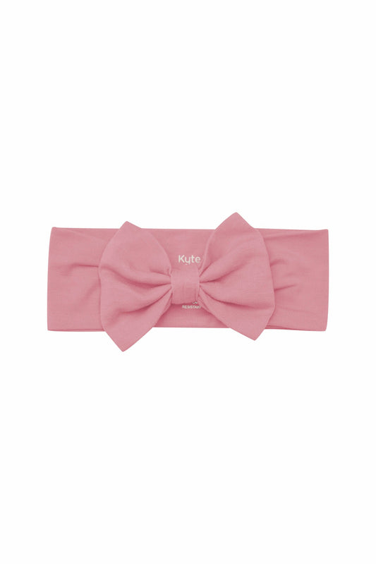 Kyte Baby Bow Headband in Apple Blossom