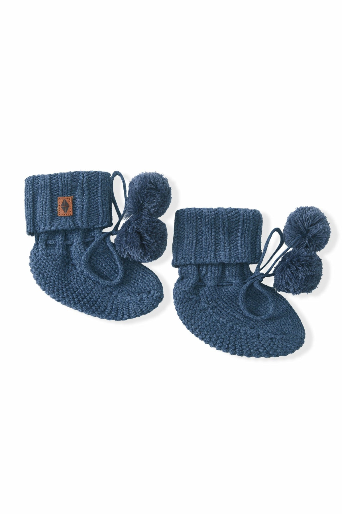 Kyte Baby Knit Booties in Oxford