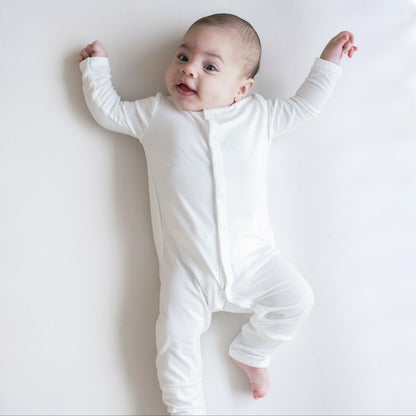 Kyte Baby Snap Romper in Cloud