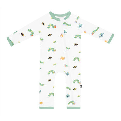 Kyte Baby Bamboo Zippered Romper in The Very Hungry Caterpillar