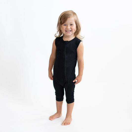 Kyte Baby Zippered Sleeveless Romper Midnight