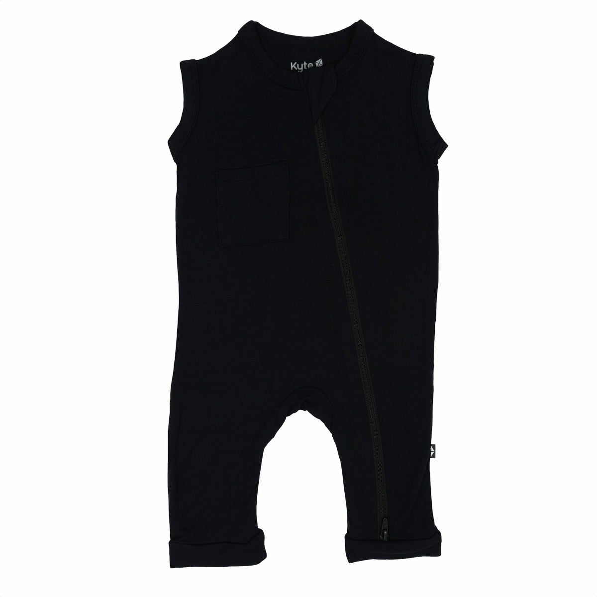Kyte Baby Zippered Sleeveless Romper Midnight