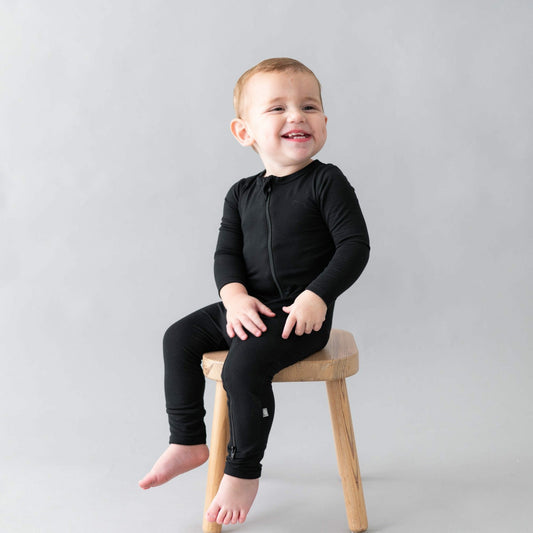 Kyte Baby Zippered Romper in Midnight