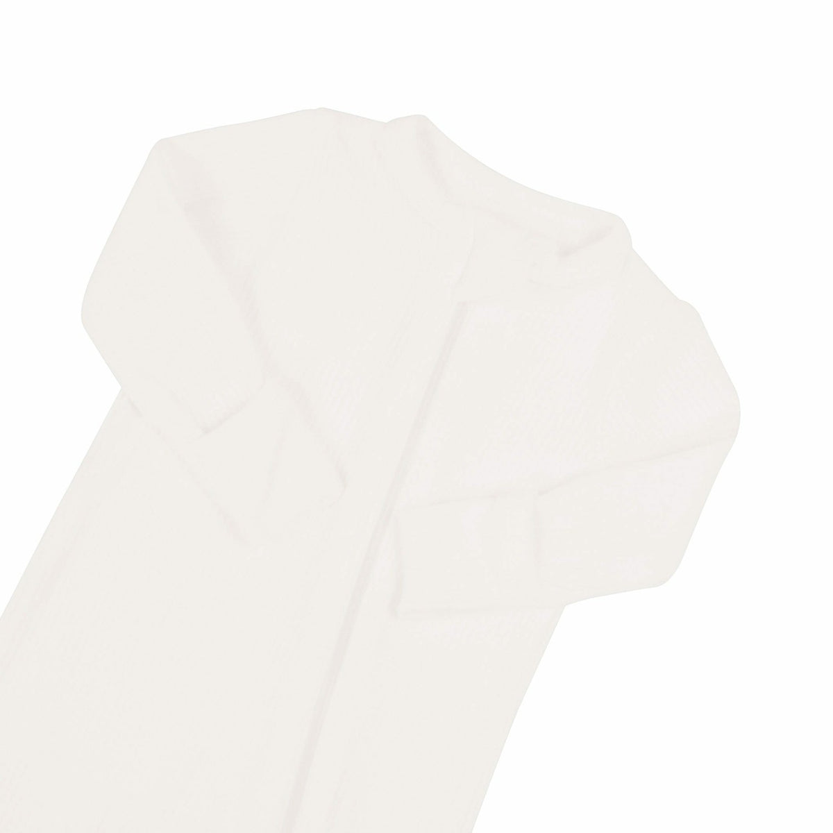 Kyte Baby Ribbed Zipper Romper in Cloud