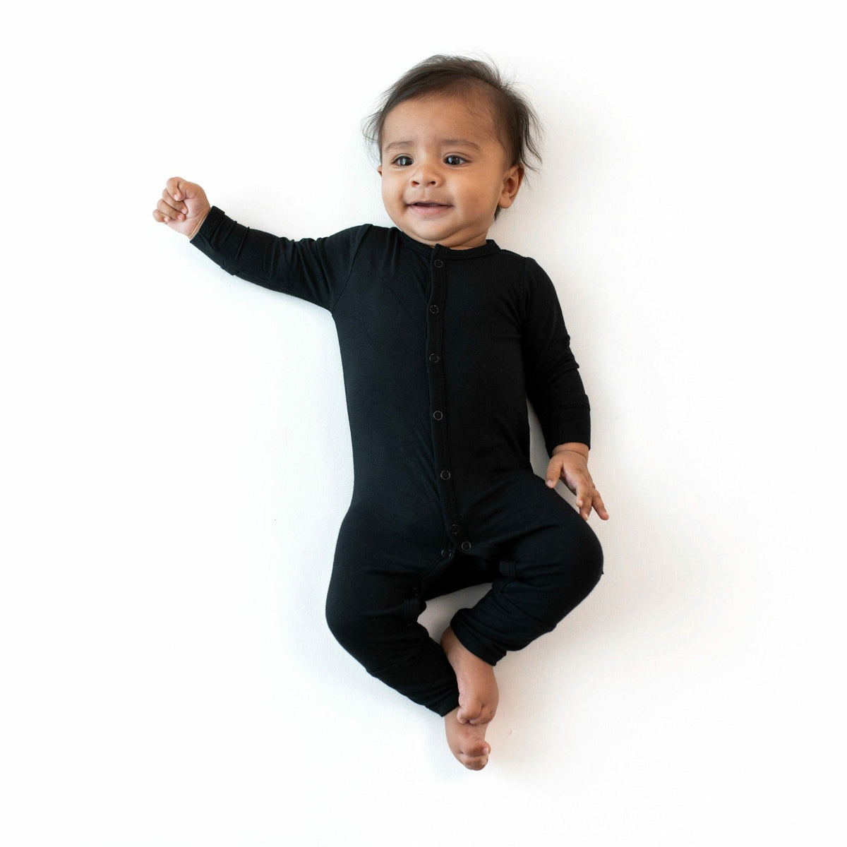 Kyte Baby Snap Romper in Midnight