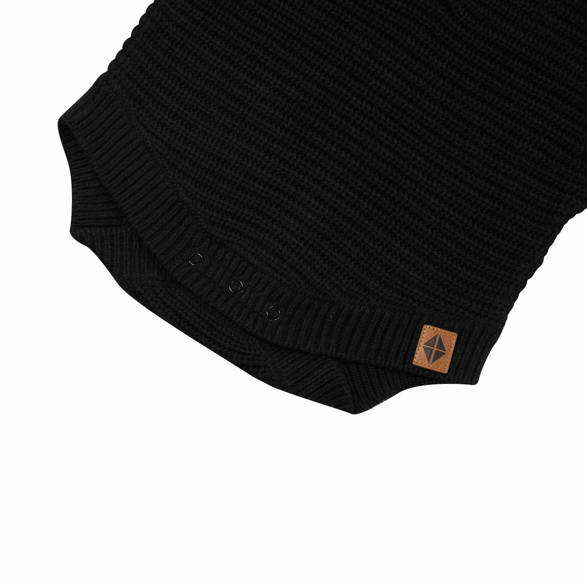 Kyte Baby Chunky Knit Romper in Midnight