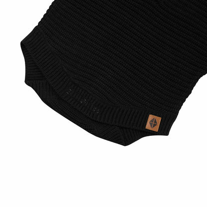Kyte Baby Chunky Knit Romper in Midnight