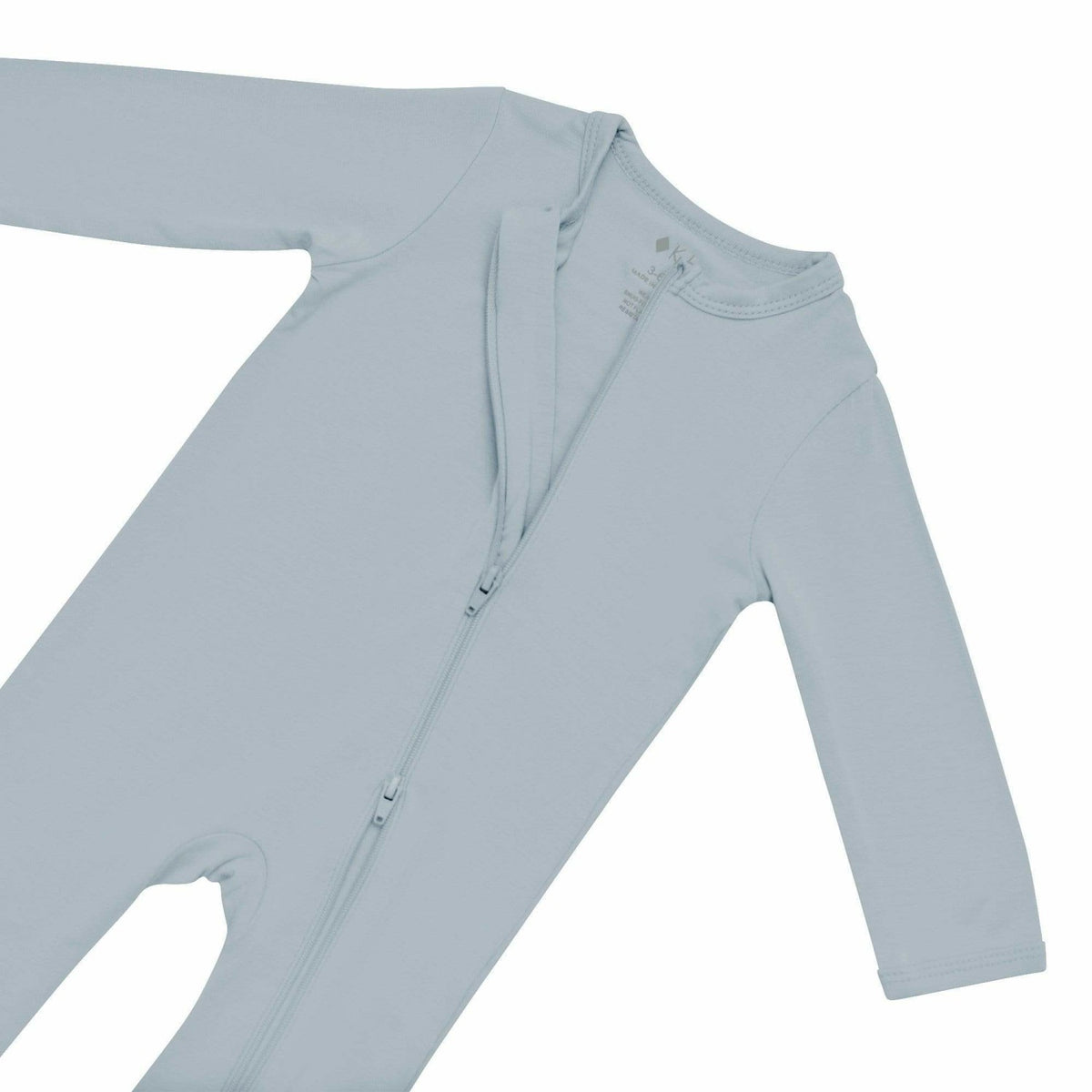Kyte Baby Zippered Romper in Fog