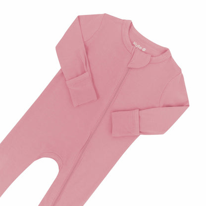 Kyte Baby Zippered Romper in Apple Blossom