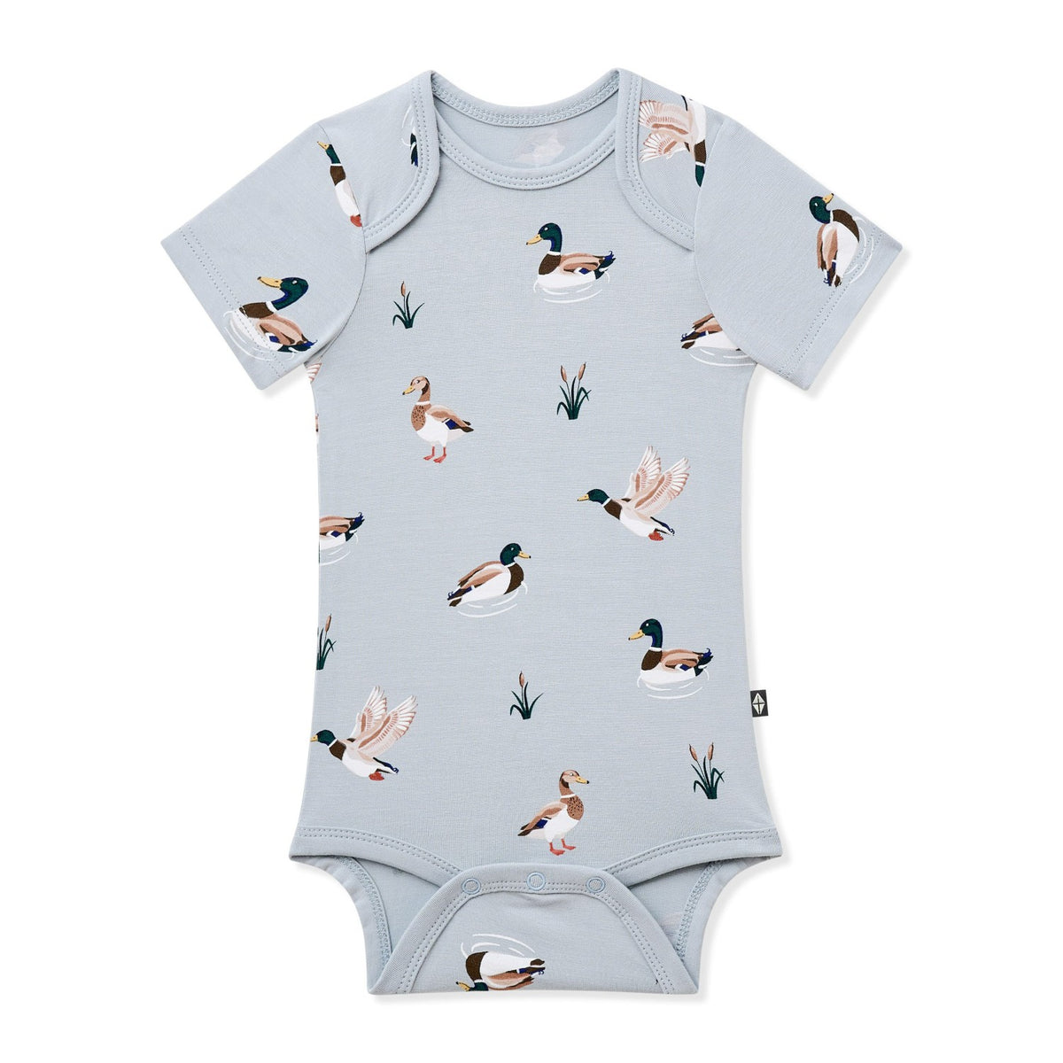 Kyte Baby Bodysuit in Mallard Duck